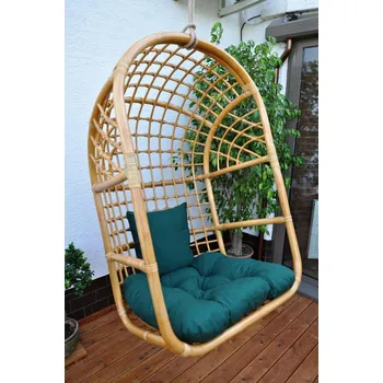 Podsedák Nábytek PEGAS Polstr na závěsnou houpačku zelený dralon