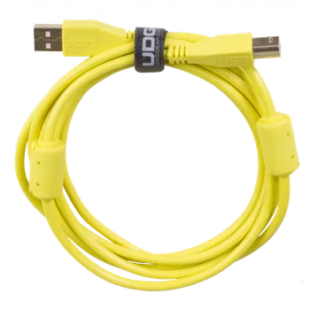 Datový kabel UDG Ultimate Audio Cable USB 2.0 A-B Yellow Straight 2m (USB kabel, délka 2m, rovný, žlutá barva)