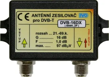 Anténní zesilovač IVO DVB-16DX