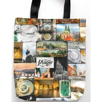 Nákupní taška PRAHA rámečky