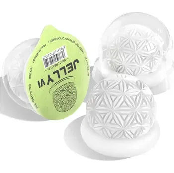 Návlek na penis Cestovní masturbátor Jelly Cup zelená