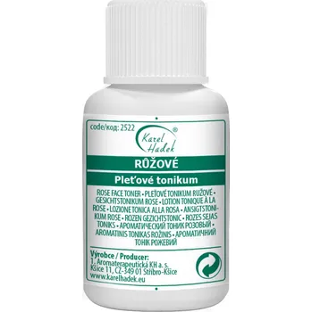 Přípravek na čištění pleti a oči Aroma KH Karel Hadek Pleťové tonikum RŮŽOVÉ pro zralou pleť Objem: 20 ml