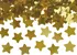 Konfeta PartyDeco Vystřelovací konfety zlaté hvězdy 40 cm
