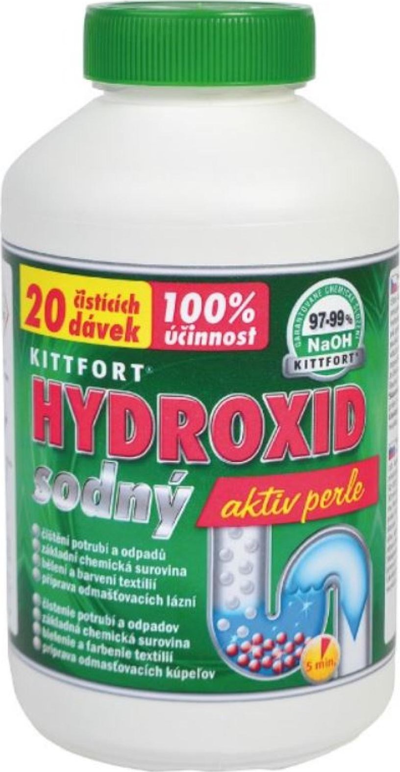 Louh - hydroxid sodný 1kg