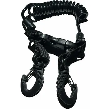 Karabina dvojitá Agama se spirálou BLACK