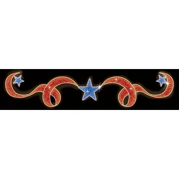 Vánoční světelný řetěz Polamp POL-0354M - 2D dekorace - Převisy - 100 x 500 cm