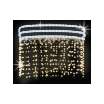 Vánoční světelný řetěz Polamp POL-0718 - 3D dekorace - Ozdoba sloupů - 130 x 80 cm