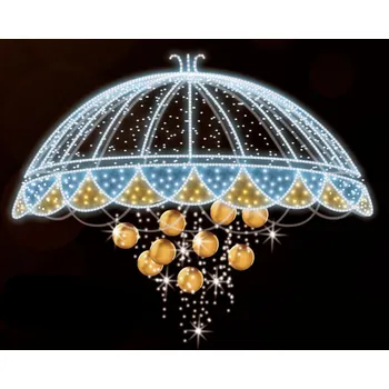 Vánoční světelný řetěz Polamp POL-0761 - 3D dekorace - Lampion - Ø120cm