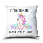 Ahome Dekorační polštářek s potiskem 37 x 37 cm