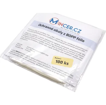 Sběratelství Ochranný obal na certifikáty ČNB a ENA z BOPP fólie 0,03 mm - balení 100 ks