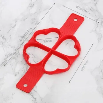 Forma na pečení Silikonová forma na volská oka, lívance... - různé druhy - srdíčka