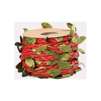 Svatební dekorace Dekorace na svatbu | dekorační provázek s lístky, délka - 5 m - V1