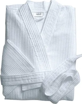 Dámský župan Praktik Textil Vaflový župan kimono bílý