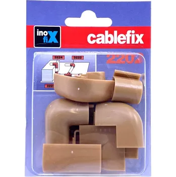 kabelová chránička INOFIX Spoje pro kabelové lišty 10,5x10mm béžová/mix 2202