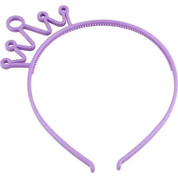 Čelenka Ozdoba do vlasů | čelenka korunka - Fialová