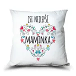 Ahome Dekorační polštářek s potiskem 37 x 37 cm