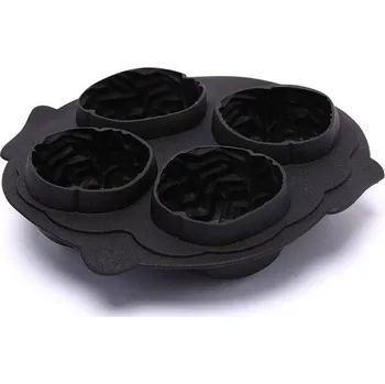 Tvořítko na led Silikonové tvořítko na led | forma na ledové kostky, čtyřmístná - Mozek 1