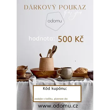 Dárková krabička Odomu Dárkový e-poukaz Odomu 2000 Kč