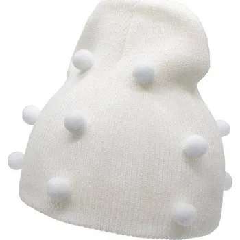 Čepice Čepička pro miminka s bambulkami | dětská čepice - E