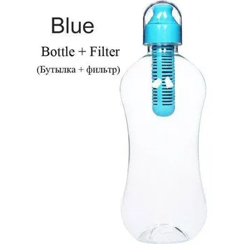 Láhev Sportovní láhev | filtrační láhev na kolo 550 ml - Modrá