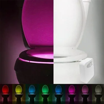 Toaleta pro kočku LED světlo do WC | svítící toaleta