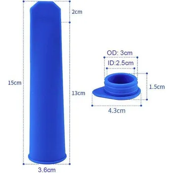 fomička na zmrzlinu Silikonová forma na zmrzlinu | tvořítko na zmrzlinu - Modrá