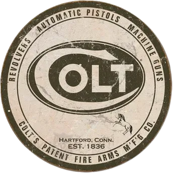 Plechová cedule Cedule Colt - Round Logo
