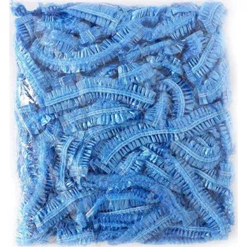 Jednorázová čepice Jednorázová čepice do bazénu | koupací čepice, 100 ks - Modrá