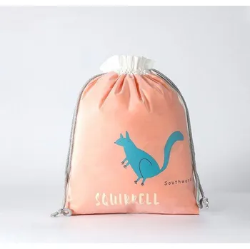 Školní sáček Vak na boty | sáček na boty - Veverka,31 x 39 cm