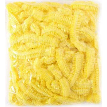 Jednorázová čepice Jednorázová čepice do bazénu | koupací čepice, 100 ks - Žlutá