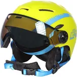 Rider PRO dětská lyžařská helma limetková obvod 53-55