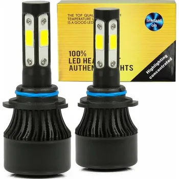 Autožárovka LED S4 autožárovka HB4 9006 COB CANBUS 16000lm 2x40W 6000K - sada 2ks (Sada LED autožárovek do předních světlometů 2x40W)