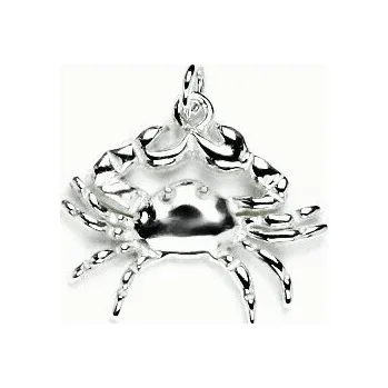 Přívěsek Stříbrný přívěsek krab - P990 (Stříbrný mořský krab)