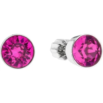 Náušnice Evolution Group náušnice Swarovski elements 31113.3 fuchsia