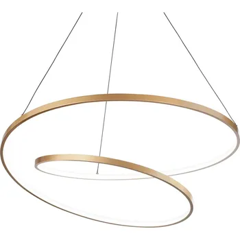 LED Závěsné svítidlo Ideal Lux OZ SP D80 ORO 269467 59W 6000lm 3000K IP20 80cm zlaté