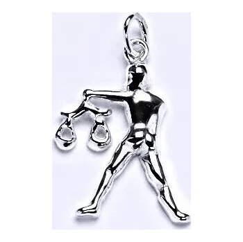 Přívěsek Stříbrný přívěsek měsíční znamení váhy - P982 (Stříbrný přívěsek znamení váhy)