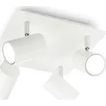 Bodové stropní svítidlo Ideal Lux Spot PL4 bianco 156774 4x50W bílé