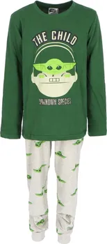 Chlapecké pyžamo Cerdá Chlapecké pyžamo Star Wars Grogu zelené