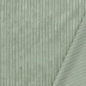 Nicky velour v šedé barvě se žebrováním 210300.5037