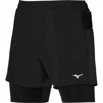 Pánské kraťasy Pánské šortky Mizuno ER 5.5 2in1 Short Black