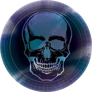 Talíř Papírové talíře Halloween - Goblet Skeleton 23 cm (Papírové talíře Halloween - Goblet Skeleton 23 cm)