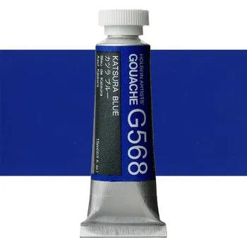 Vodová barva Kvašová barva Holbein 15ml - Katsura Blue