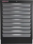 Celokovová dílenská skříňka PROFI s 9-ti šuplíky 680x458x910 mm - TGC1309