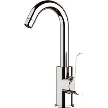 Vodovodní baterie Hopa Pira 72 Umyvadlová baterie vysoká, bílá matná, BAREW72C37