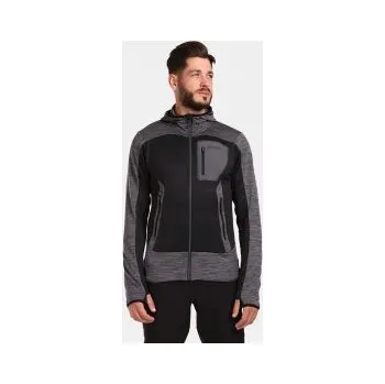 Pánská mikina Kilpi FRENI-M tmavě šedá UM0202KI XXXL; Černá mikina + DÁREK DLE VÝBĚRU!