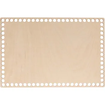 Dřevěné dno/víko na košík - obdélník bříza Zvolte variantu: 24x12 cm