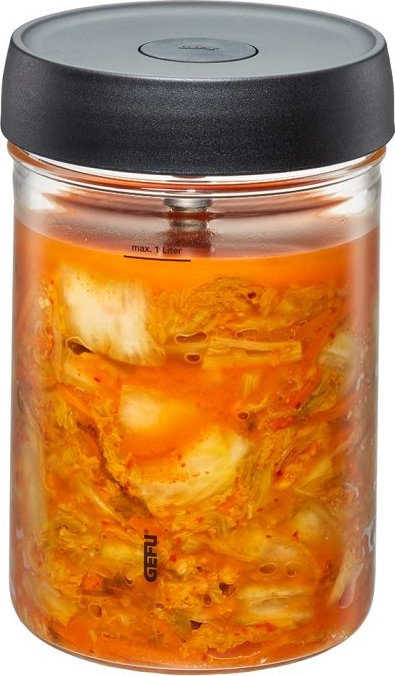 Fermentační sklo NATIVO, 1l - GEFU Sklenice na fermentaci NATIVO - kvašení - GEFU