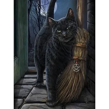 Diamantové malování Čína Diamantové malování - motivy koček- hranaté diamanty III Rozměry: 20x25 cm, Varianta: L