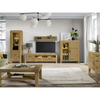 Komoda Nábytek do obývacího pokoje MATERA dub zastaralý olejovaný