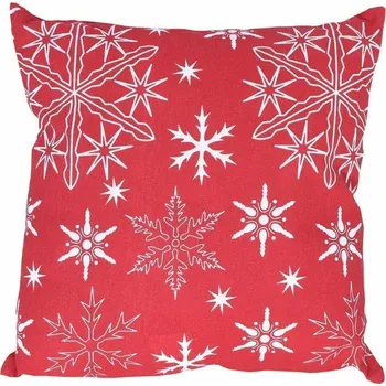 Polštář Návlek nebo Polštář, Snow, červený